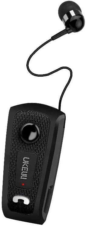 Auricolare Bluetooth Clip-On Uk-e20 Cavo Retrattile Smartphone cir