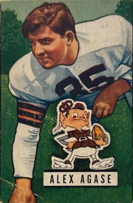 1951 Bowman #111 Alex Agase 