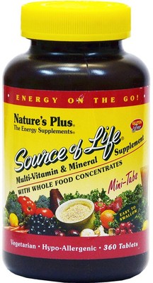 SOURCE OF LIFE VON NATURES PLUS, MINITABLETTEN 180 STK