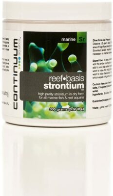 Continuum Aquatic Reef Basis Strontium Dry Powder 300 GM Marine Coral Aquarium 