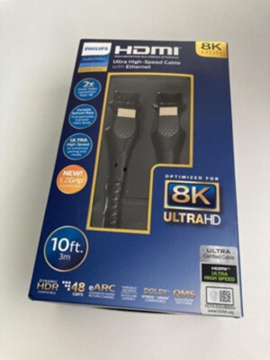 Philips 10ft Premium 8K HDMI Cable