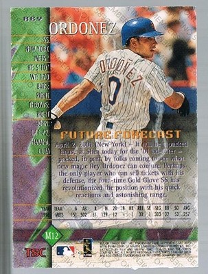 1997 members only Millennium RAY ORDONEZ #M12 Mets