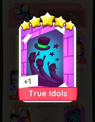   True Idols - Set 16 K-Pop Idols    Monopoly Go Sticker Fast Delivery 