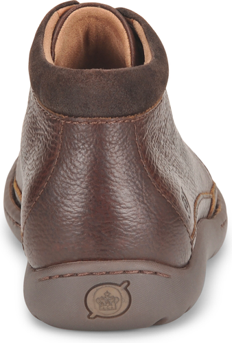 Pre-owned Born Men's Nigel Boot Brown/dark Brown Combo - H48306, Brown/dk Brown Comb