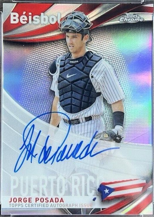 2021 Topps Chrome - Jorge Posada #BA-JP