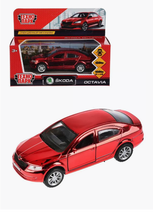 Skoda Octavia Metal Model Diecast Car Scale Collectible Toy