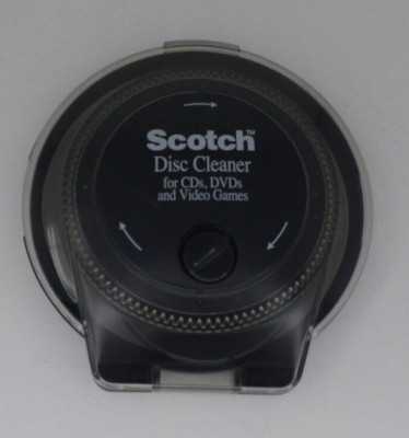 Scotch Disc Cleaner for CDs DVDs and Video Games
