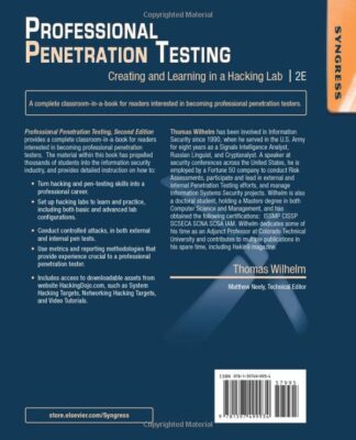 Professional Penetration Testing: Creating and Learning in a Hacking Lab, 2e