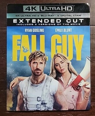 The Fall Guy 4k  + Blu-ray + Digital w/Slipcover BRAND NEW SEALED!