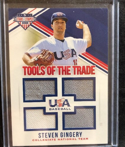 2018 Panini Stars and Stripes Tools of the Trade Quad Relic