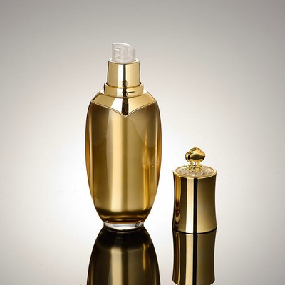 15ml/30ml/50ml Empty Makeup Face Cream Jar Pots Gold High-grade Lotion Emulsion