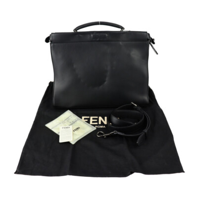 FENDI Peekaboo Fit Selleria Business Bag 7VA406 Leather