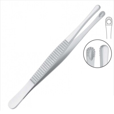RUSSIAN Tissue Forceps, 8.0'' Mirror Finished, Guaranteed Premium Stainless