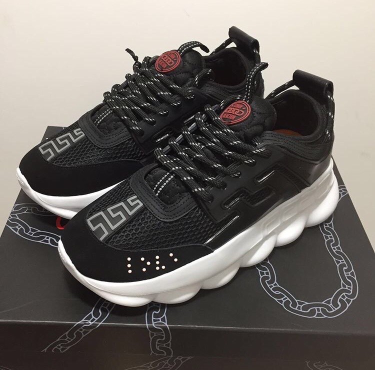 Versace Black Chain Reaction Trainers | in Brixton, London | Gumtree