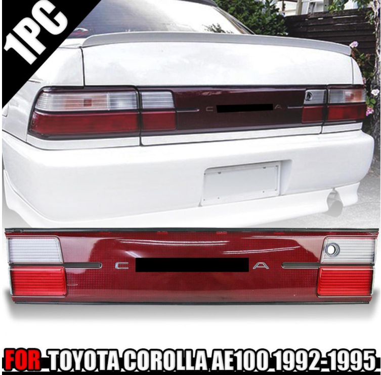 Rear Reflector Panel Garnish For Toyota Corolla AE100 AE101 EE100 4DR 1994-99