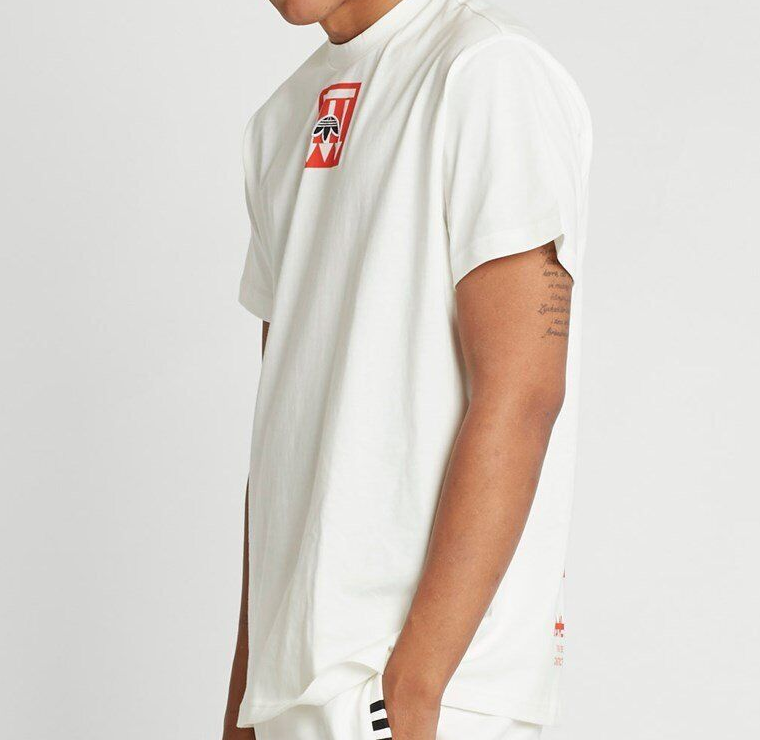 ADIDAS ORIGINALS BY ALEXANDER WANG Graphic Tee White DT6570 Size