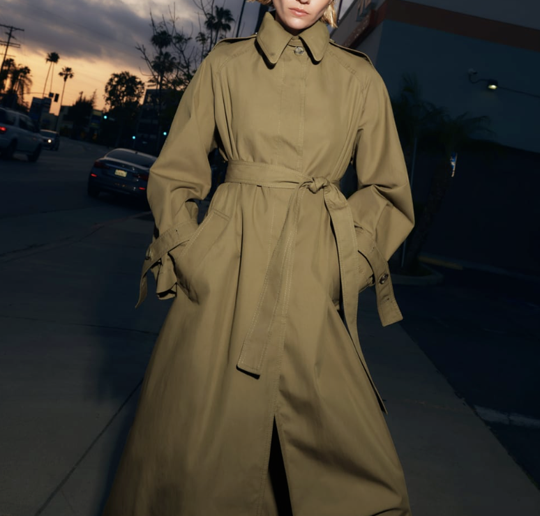 ZARA コート キャメル M ド通販サイト