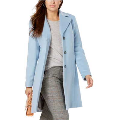 Calvin klein light blue coat deals