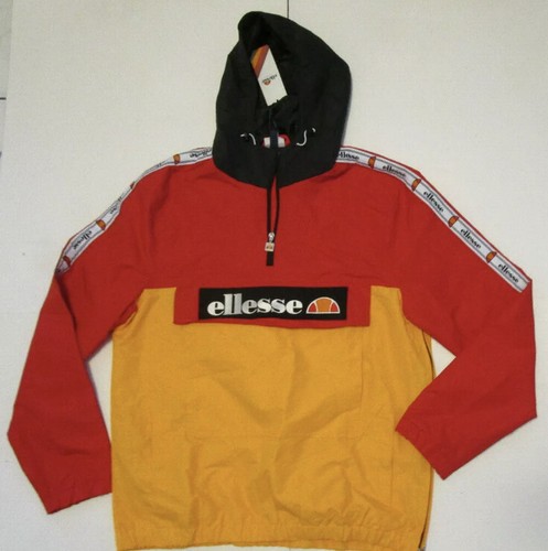 Vermeend periode neef Ellesse Men&#039;s Heritage Canguro OH Jacket, New Red Orange Sport  Windbreaker XL | eBay