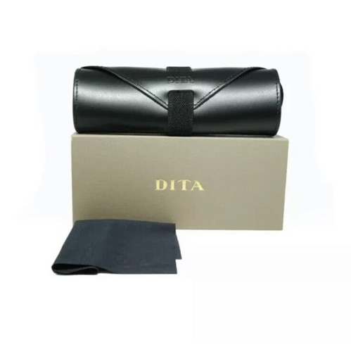 Pre-owned Dita Lxn-evo Dts403-a-03 Blue Swirl Yellow Gold Brown Gradient Lens Sunglasses