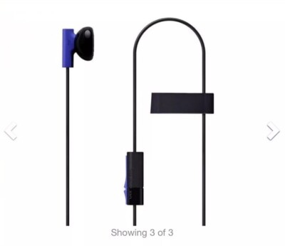 3 Sony Playstation 4 PS4 Headset Earbud Microphone Earpiece Clip Original OEM
