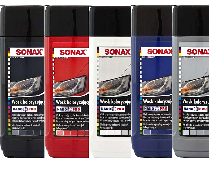 NEU SONAX Polish Wax Color NanoPro Autopolitur poliert konserviert Farbpolitur