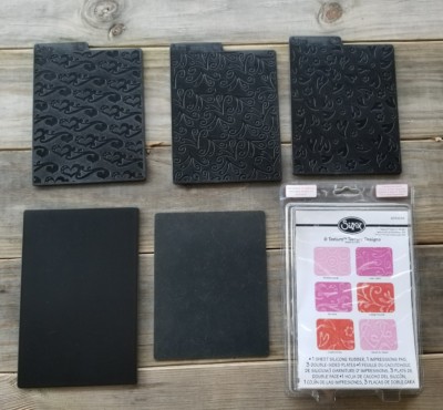 Sizzix 6 Texturz Texture Designs Starter Kit #6 Item 655699 Ellison 