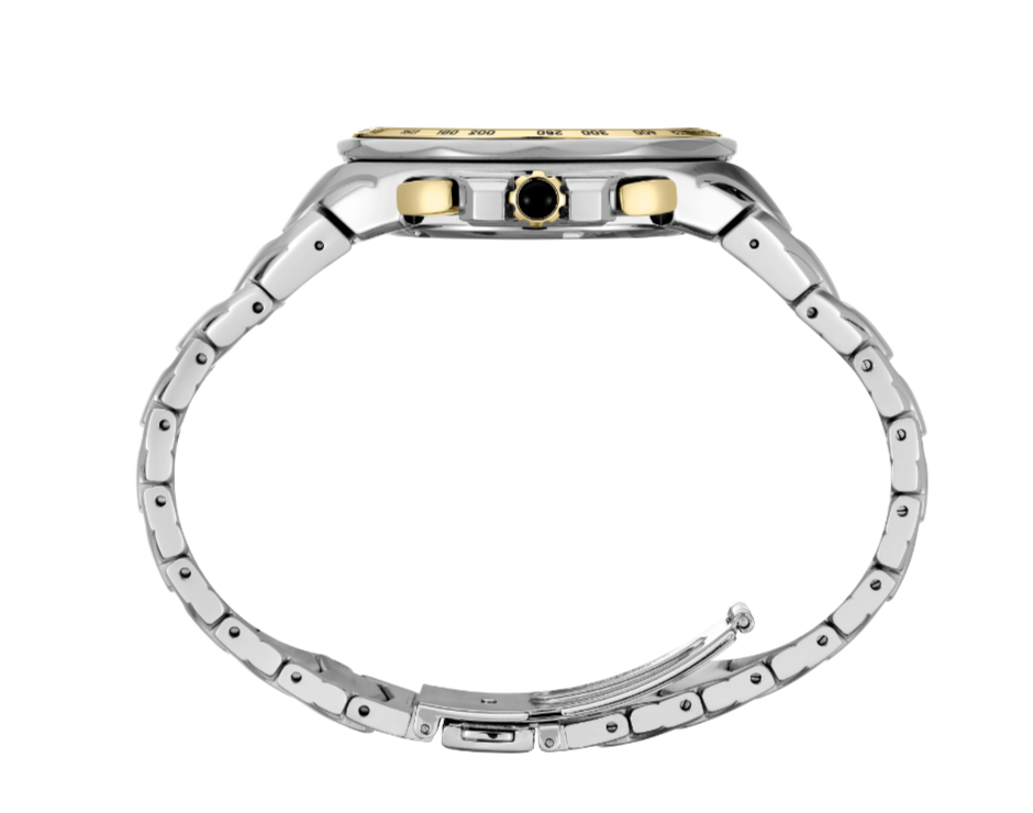 Pre-owned Seiko Coutura Chronograph 45.5mm Men's Watch Stainless Steel White Dial Srwz24