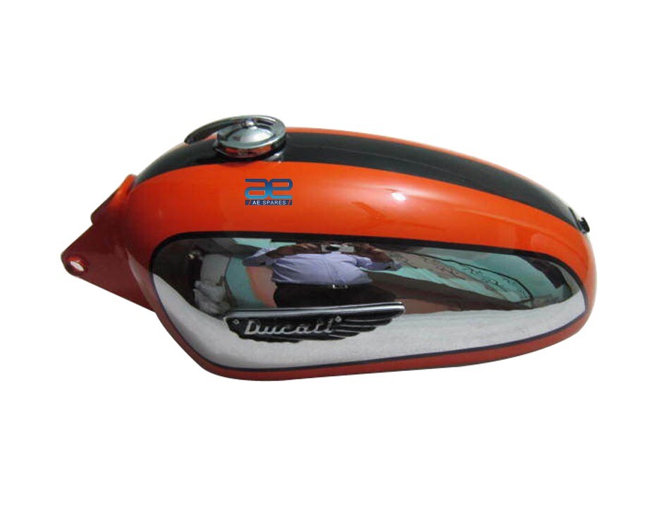 Ducati Scrambler 350CC Chrome And Painted Petrol Fuel Tank With Cap