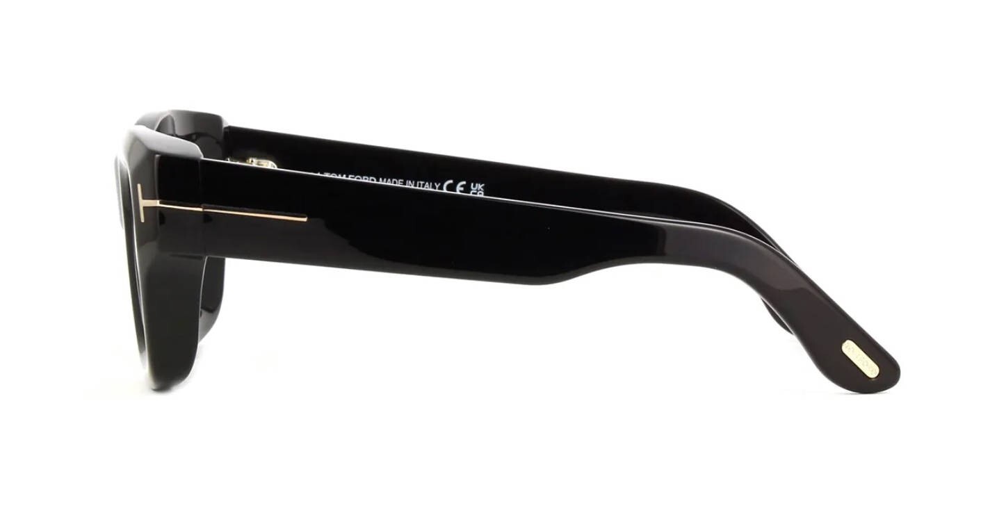 Pre-owned Tom Ford Ilias Ft1154 Black/yellow Photochromic (01e) Sunglasses