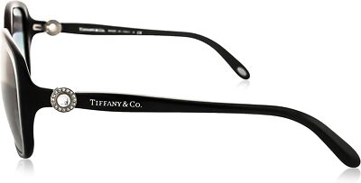 Pre-owned Tiffany & Co Sunglasses Tf4042g 80013c 58mm Black / Grey Gradient Lens