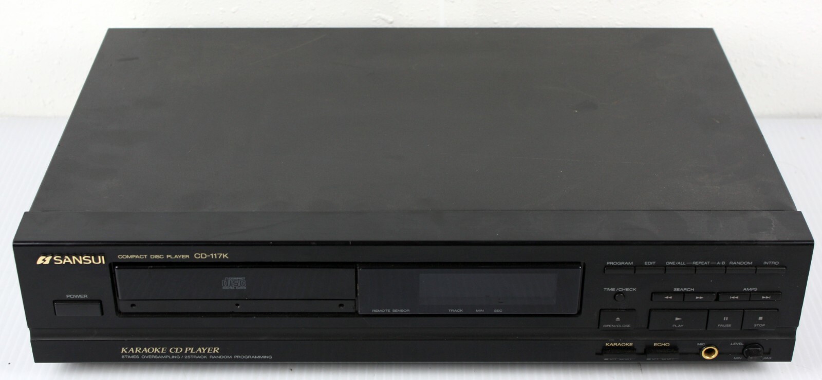 Sansui CD-117K Karaoke CD Changer MISSING MAGAZINE Power Sansui CD-117K Karaoke CD Changer MISSING MAGAZINE Power