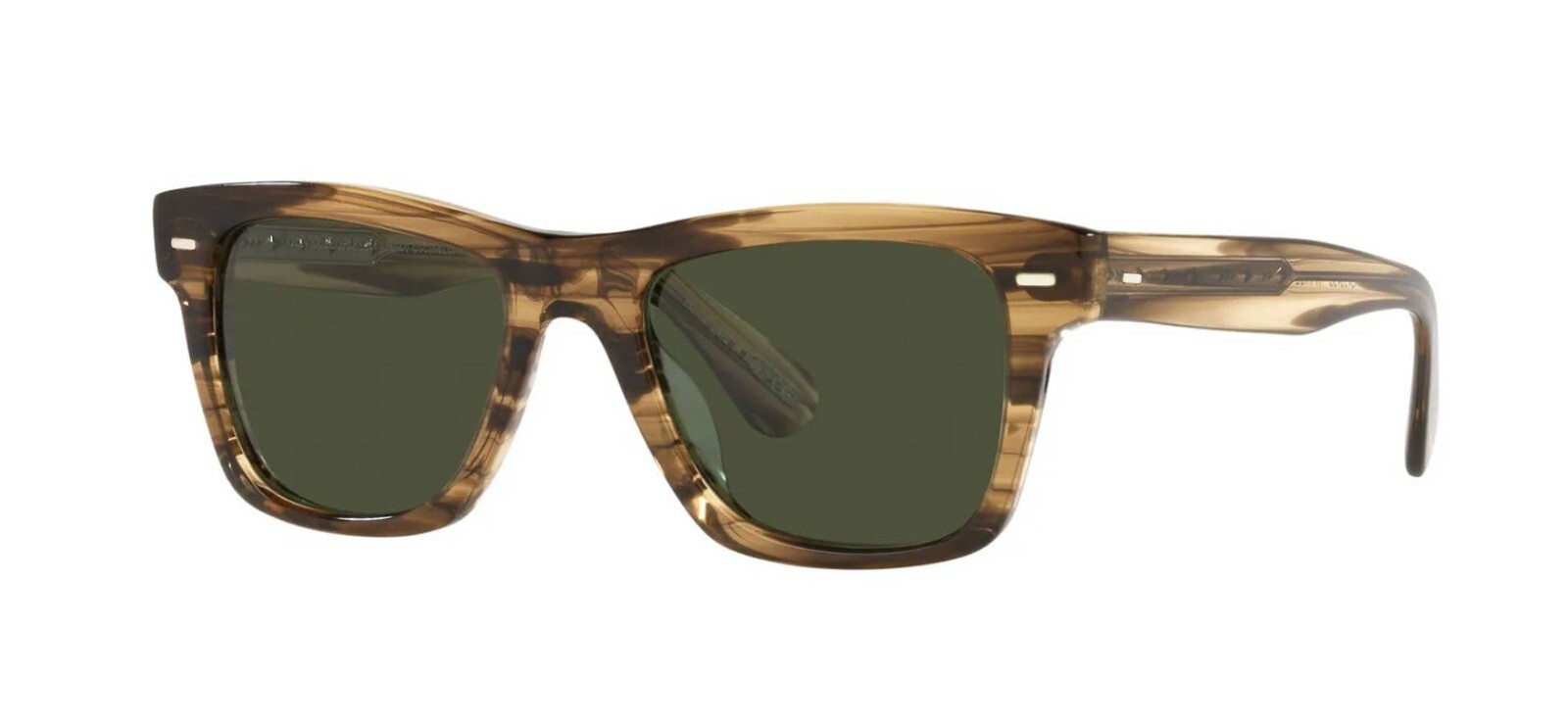 Pre-owned Oliver Peoples Romare Sun Ov 5459su Pale Citrine/jade Polarized Sunglasses