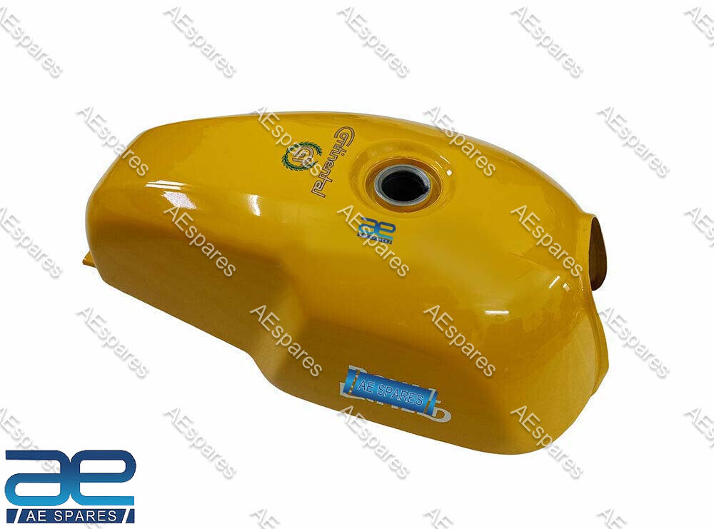For Royal enfield Continental GT 535 cc Petrol Gas Fuel Tank Yellow Color  