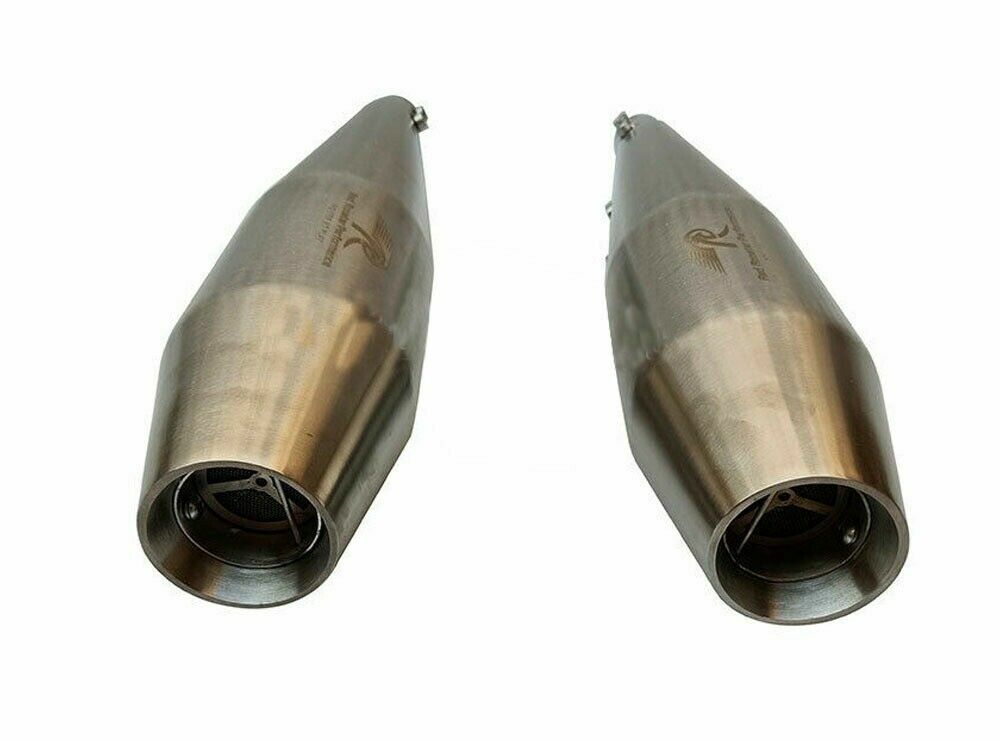 For Royal Enfield Interceptor 650 Red Rooster SS Exhaust Silencer 2018-21  