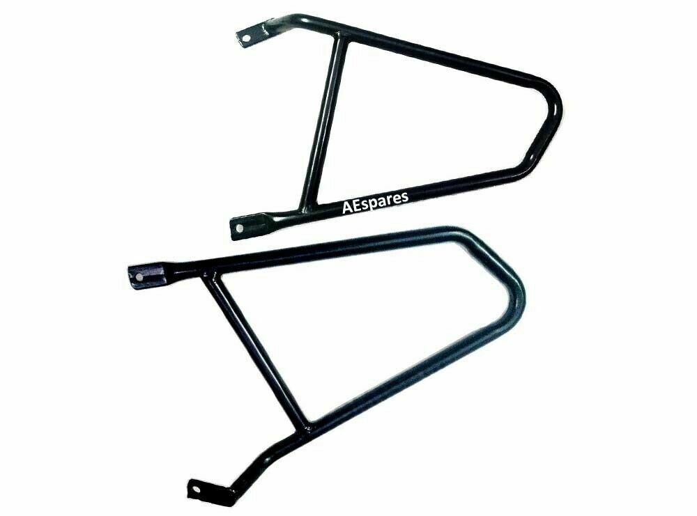 Fits Royal Enfield Interceptor 650 cc Mounting Rails Black Pannier Bags Pair  