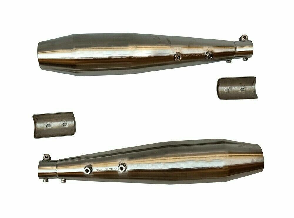 For Royal Enfield Interceptor 650 Red Rooster SS Exhaust Silencer 2018-21  