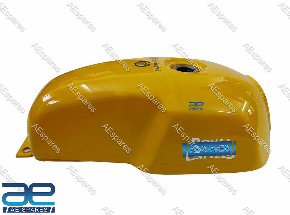 For Royal enfield Continental GT 535 cc Petrol Gas Fuel Tank Yellow Color  