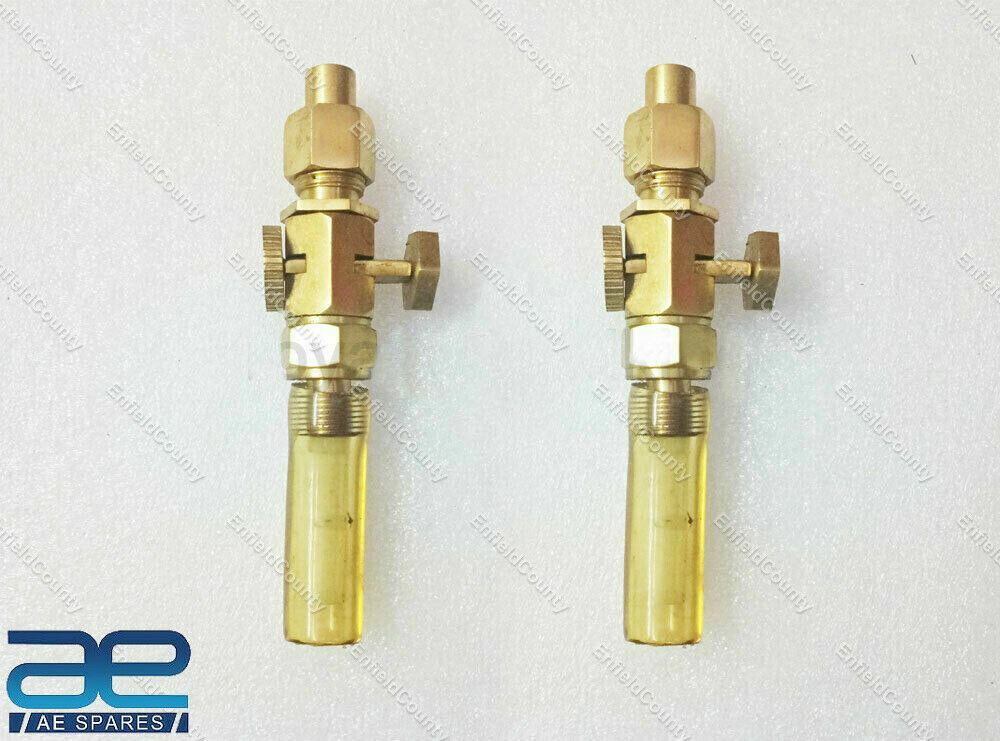 Fits Benelli Mojave Cafe Racer 260 360  Fuel Gas Tank Petcock Tap Brass 2 Pcs