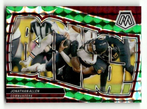 2024 Panini Mosaic Bang! Mosaic Green #8 Jonathan Allen