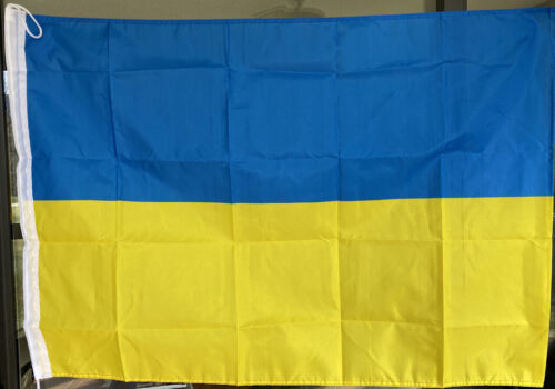 One New Ukrainian Flag - 28 x 40  Proceeds to Benefit Ukraine Refugees 