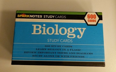 SparkNotes Study Cards: Biology by SparkNotes Staff  600 cards set For Learning