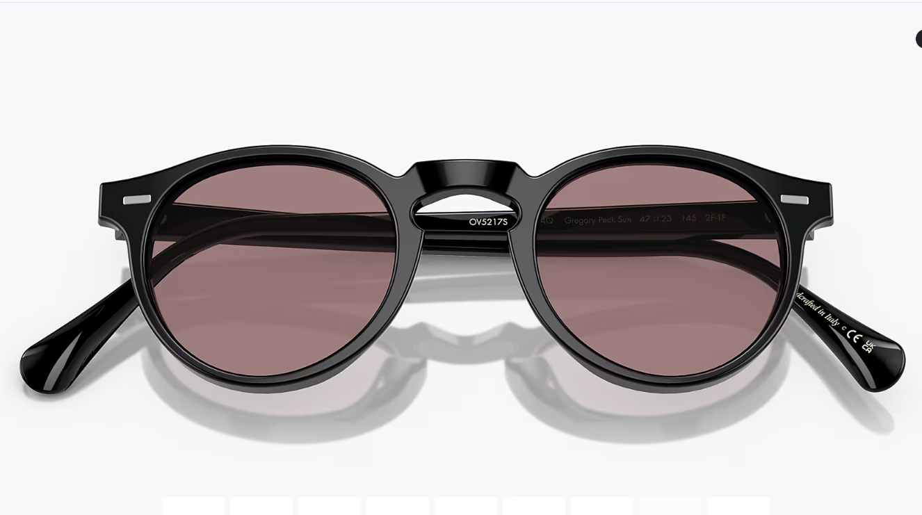 Pre-owned Oliver Peoples Gregory Peck 50mm Limitededition Pink Wash Photocromic Msrp$487