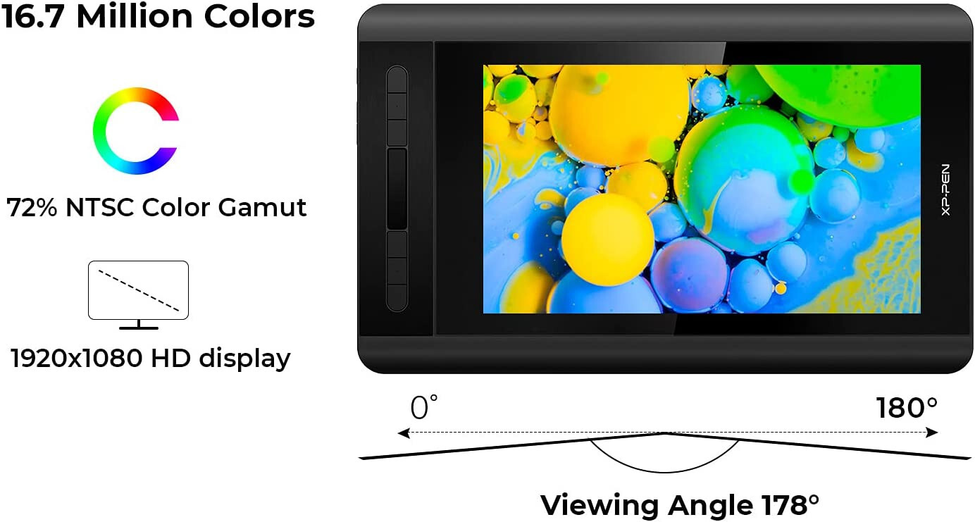 XP-Pen Artist 12 Graphic Drawing Tablet Board Screen Display