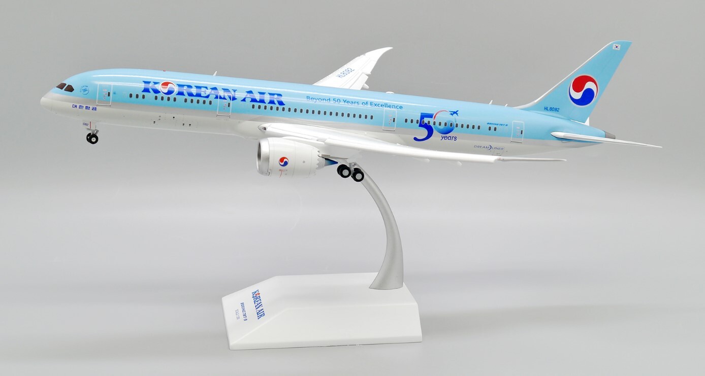 1:200 JC Wings Korean Air BOEING B787-9 Passenger Plane