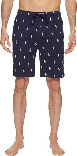 Polo Ralph Lauren - Мужские трикотажные шорты для сна из джерси, темно-синий, Средний размер