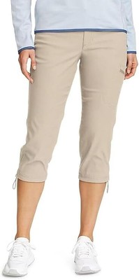 Женские брюки-капри Eddie Bauer Rainier Tech, коричневые, 12