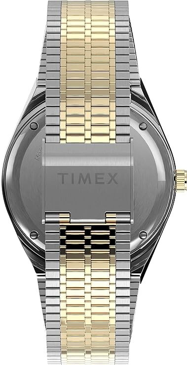 Pre-owned Timex 3 Hands Men's Analog Beige Dial Coloured Quartz Watch, Tw2v18600u9
