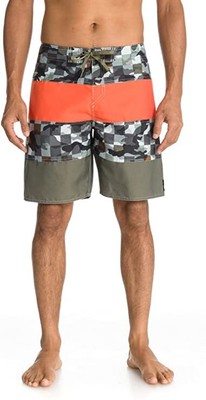 Мужские массивные шорты Quiksilver, оранжевый/камуфляжный, 36