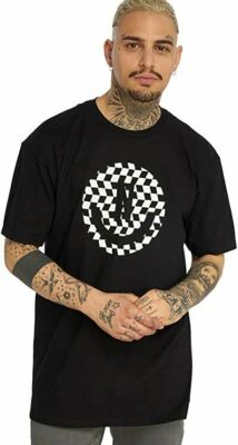 Neff Mens Black Smile Graphic Tee Shirt New M, L, XL